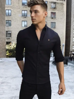 Blakely Clothing Farringdon Fitted Stretch Shirt New