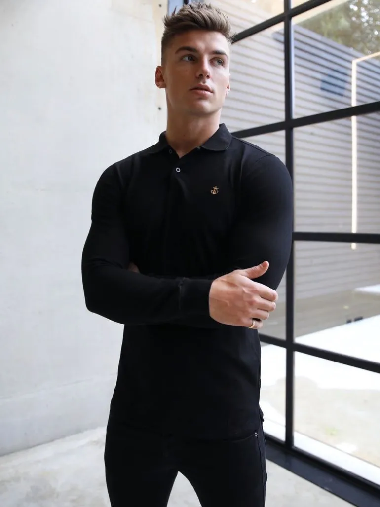 Blakely Clothing Harrow Long-Sleeve Polo New