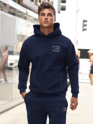 Blakely Clothing Initial Relaxed Hoodie Flash Sale