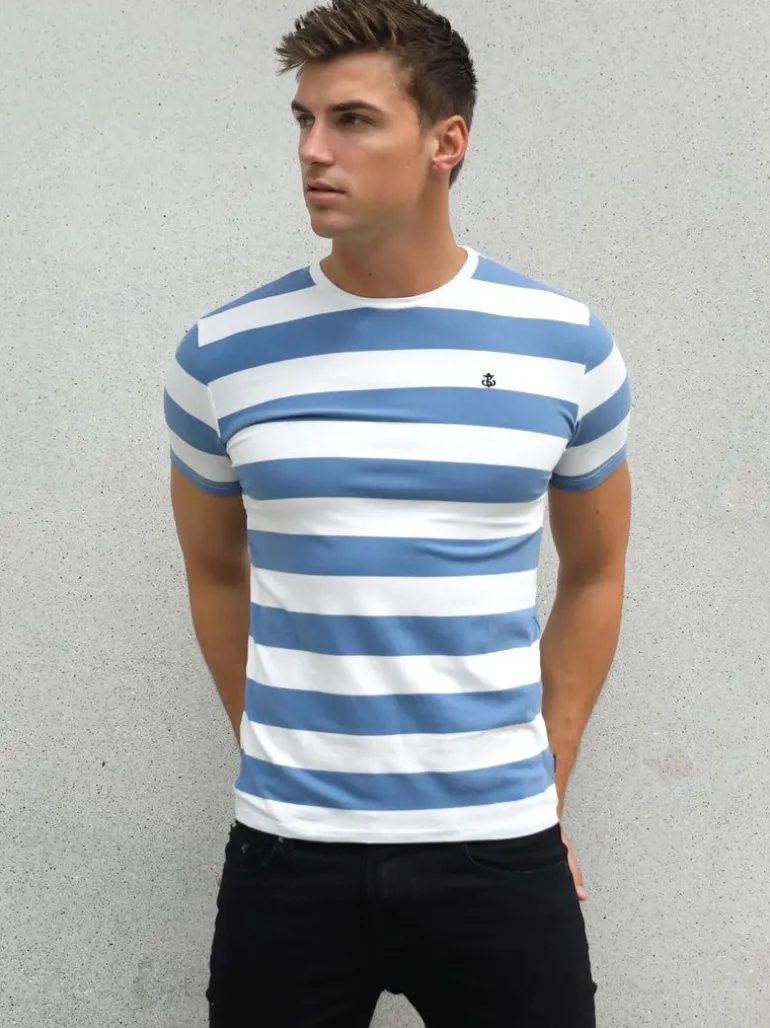 Blakely Clothing Loano Stripe T-Shirt New