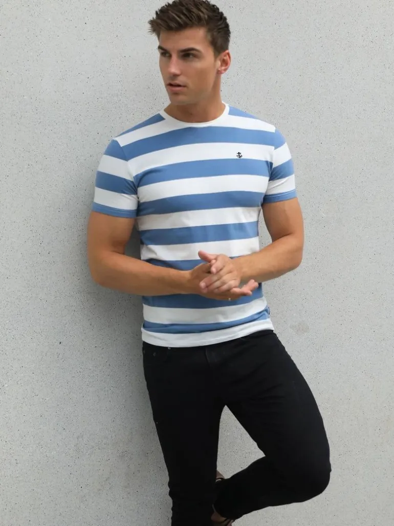 Blakely Clothing Loano Stripe T-Shirt New