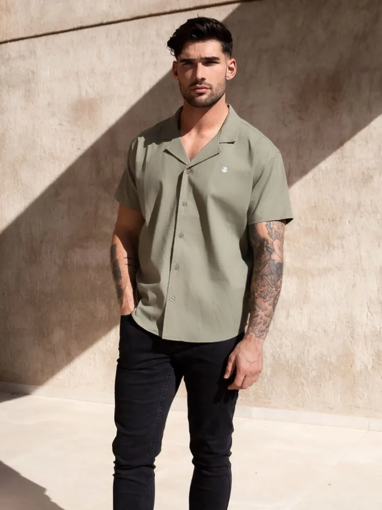 Blakely Clothing Nador Open Collared Shirt Flash Sale