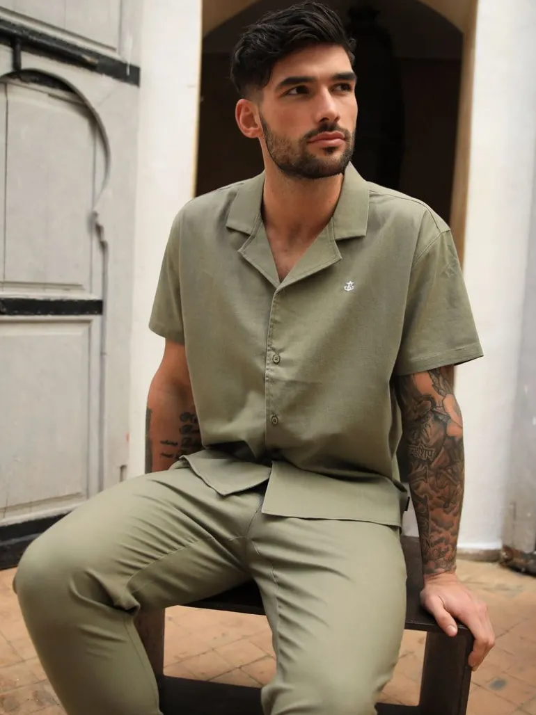 Blakely Clothing Nador Open Collared Shirt Flash Sale