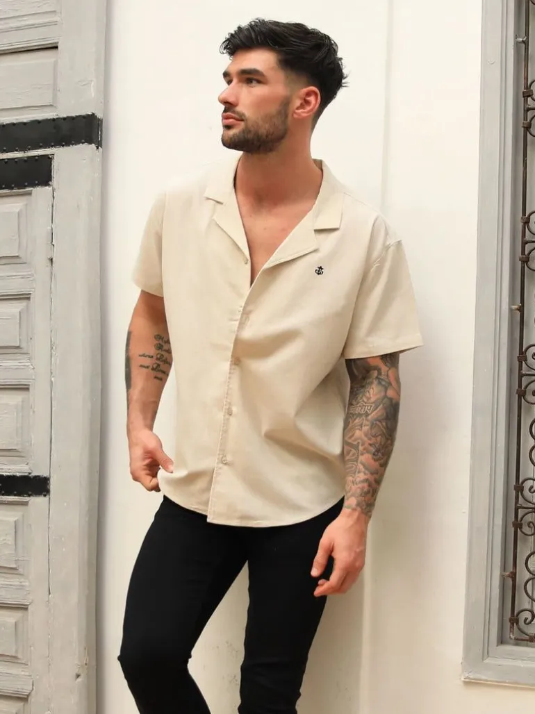 Blakely Clothing Nador Open Collared Shirt New