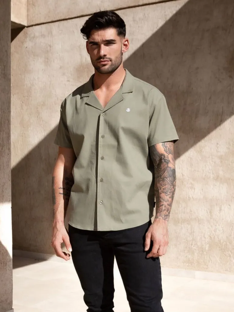 Blakely Clothing Nador Open Collared Shirt Flash Sale