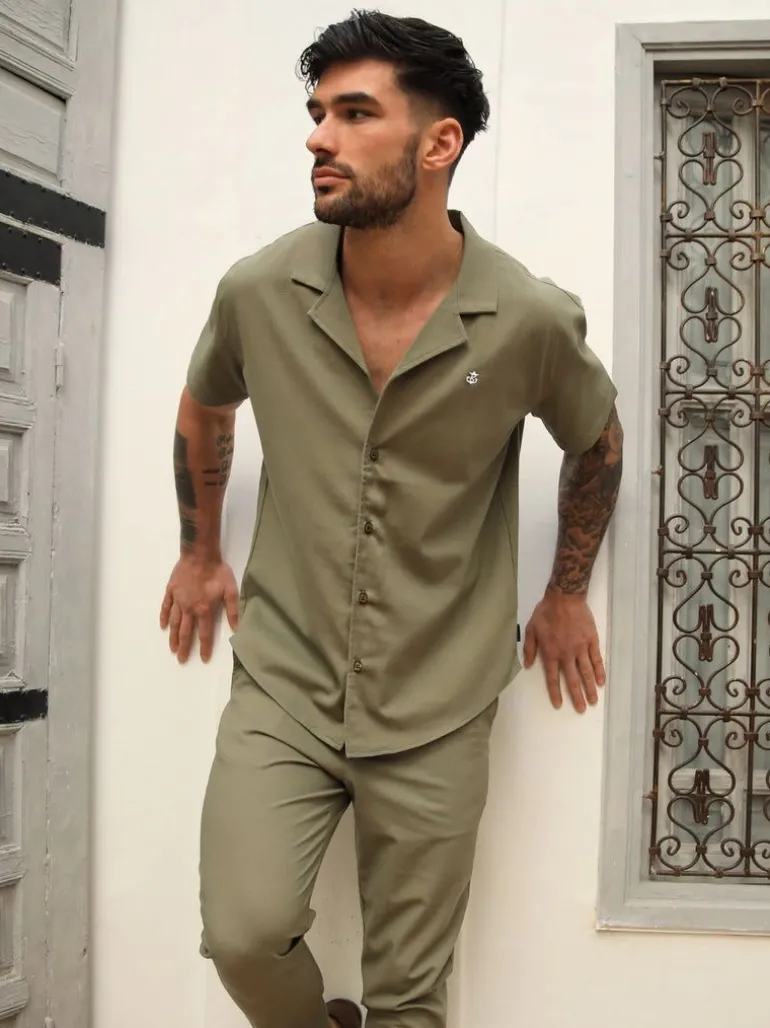 Blakely Clothing Nador Open Collared Shirt Flash Sale