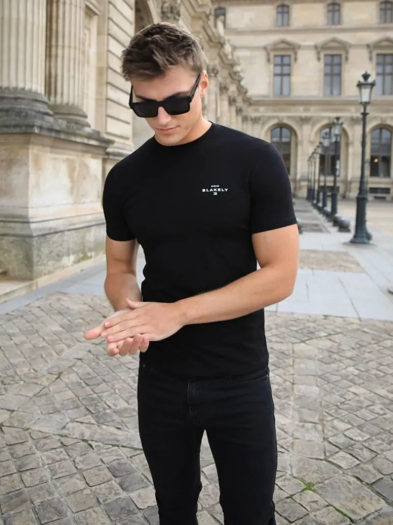 Blakely Clothing Noir Ii Slim T-Shirt New