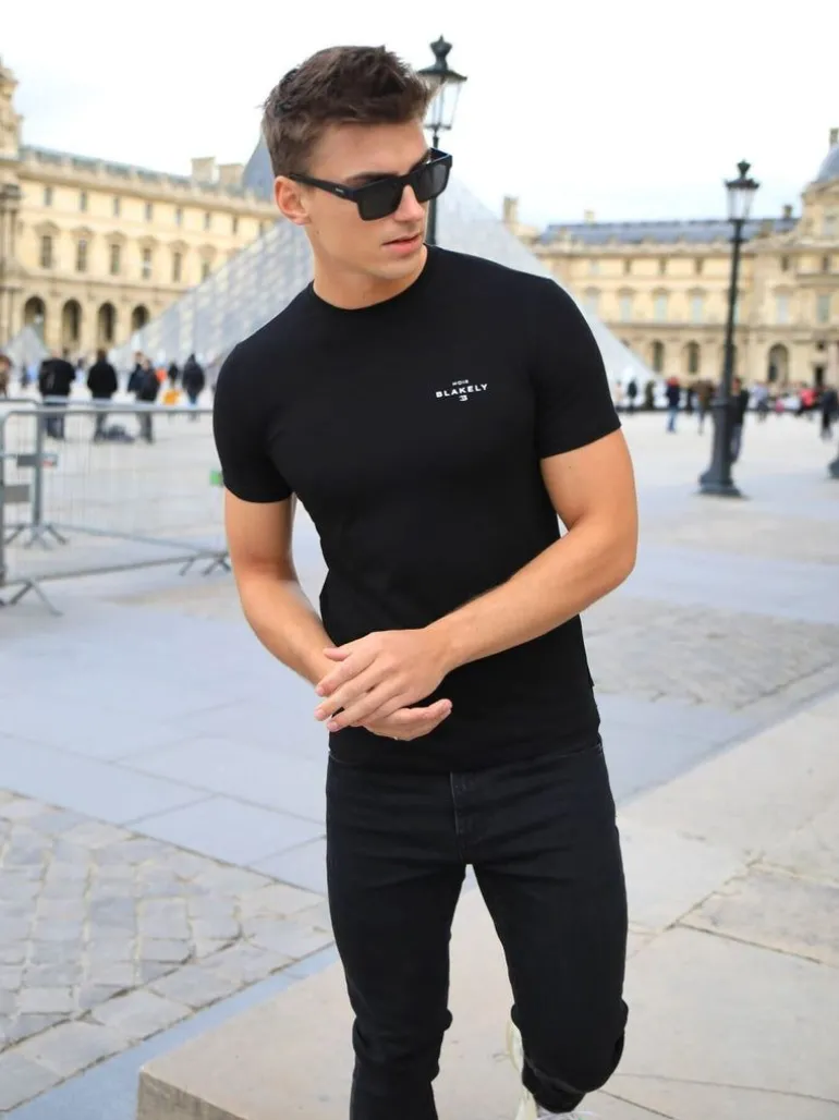 Blakely Clothing Noir Ii Slim T-Shirt New
