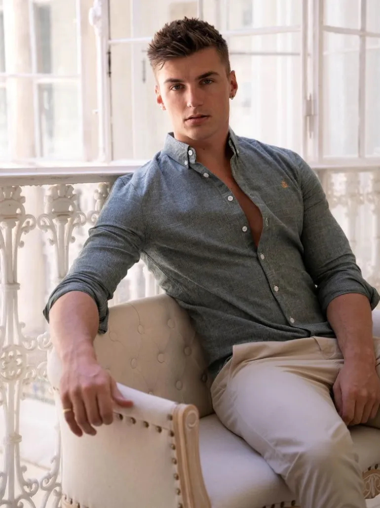 Blakely Clothing Odessa Pinstripe Shirt Clearance