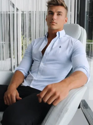 Blakely Clothing Oxford Fitted Stretch Shirt Clearance