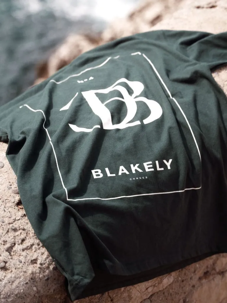 Blakely Clothing Riviera Initial Relaxed T-Shirt Clearance