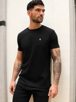 Blakely Clothing Safi Textured Fitted T-Shirt New