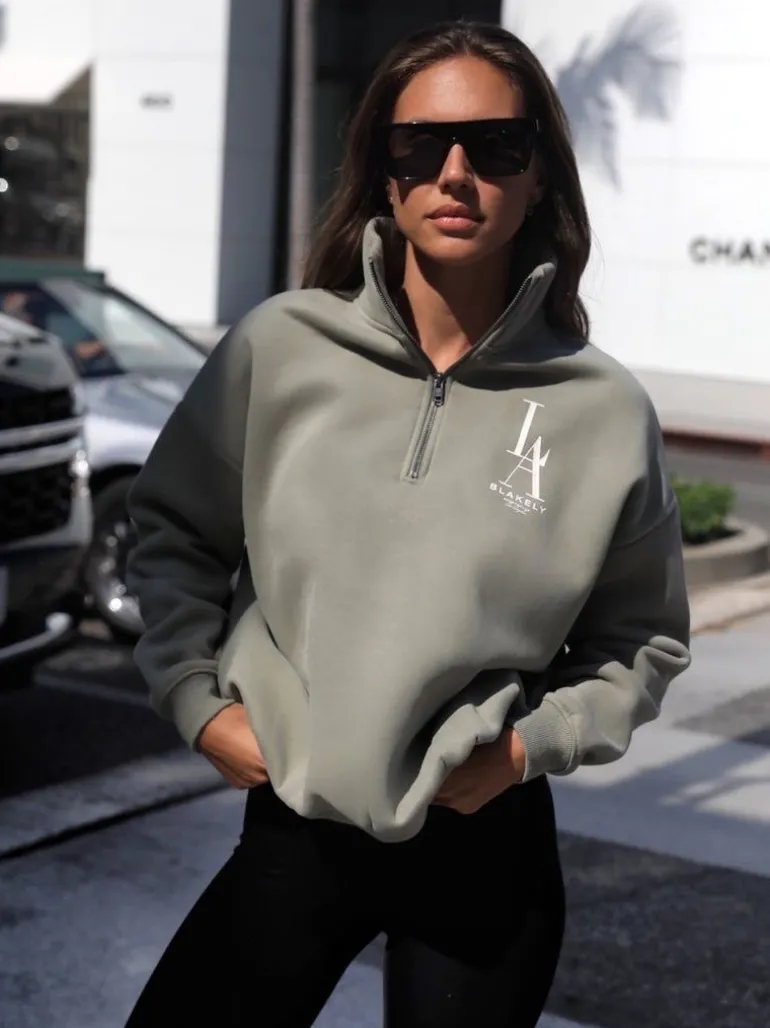 Blakely Clothing Studio 1/4 Zip Jumper New