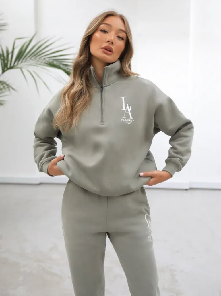 Blakely Clothing Studio 1/4 Zip Jumper New