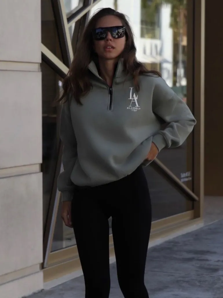 Blakely Clothing Studio 1/4 Zip Jumper New