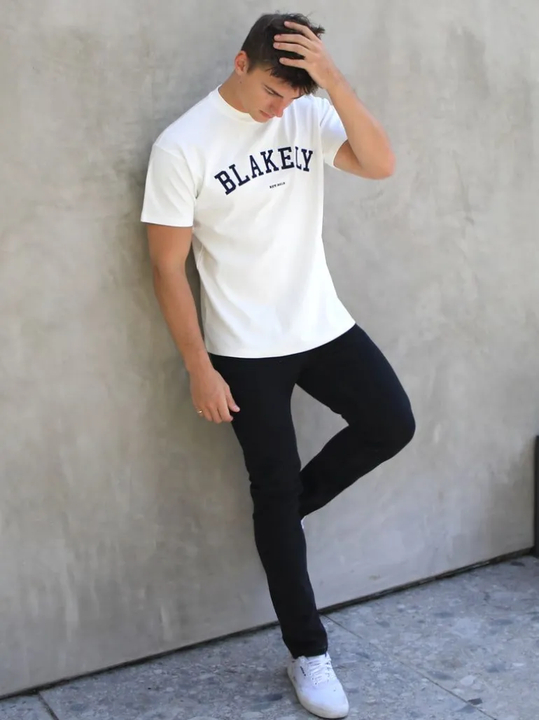 Blakely Clothing Varsity Relaxed T-Shirt Clearance